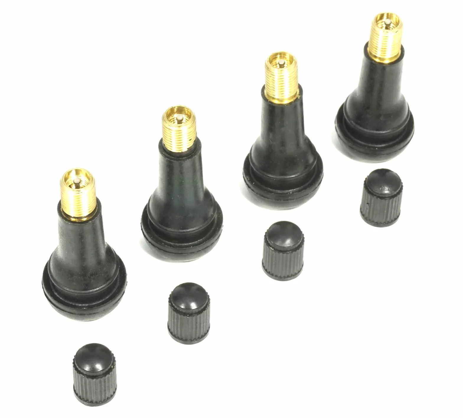 TR413 Confezione da 4 valvole innescabili per pneumatici Lunghezza 43 mm