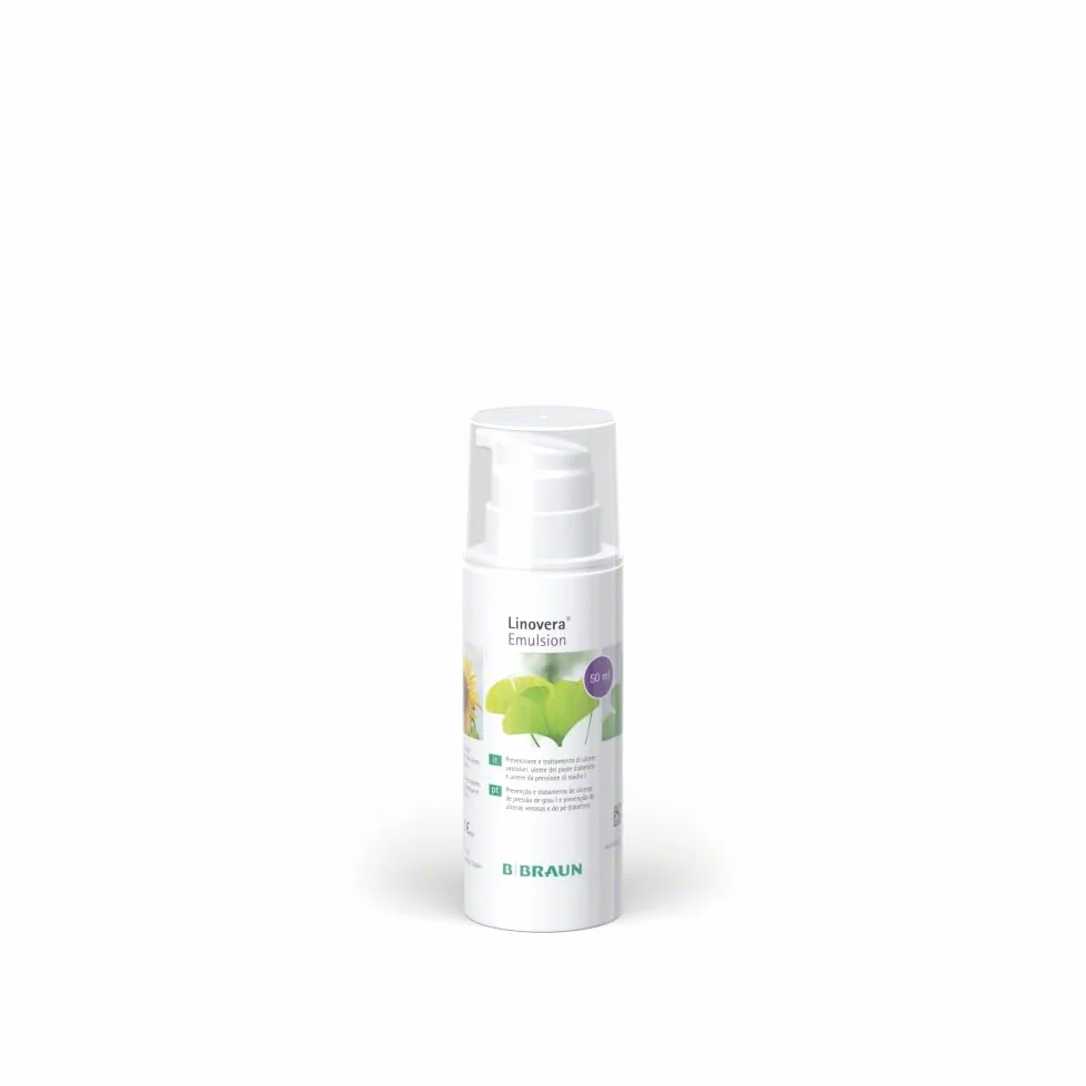 BBraun Linovera Emulsion, 50ml, prevenzione ulcere vascolari diabetiche da pressione