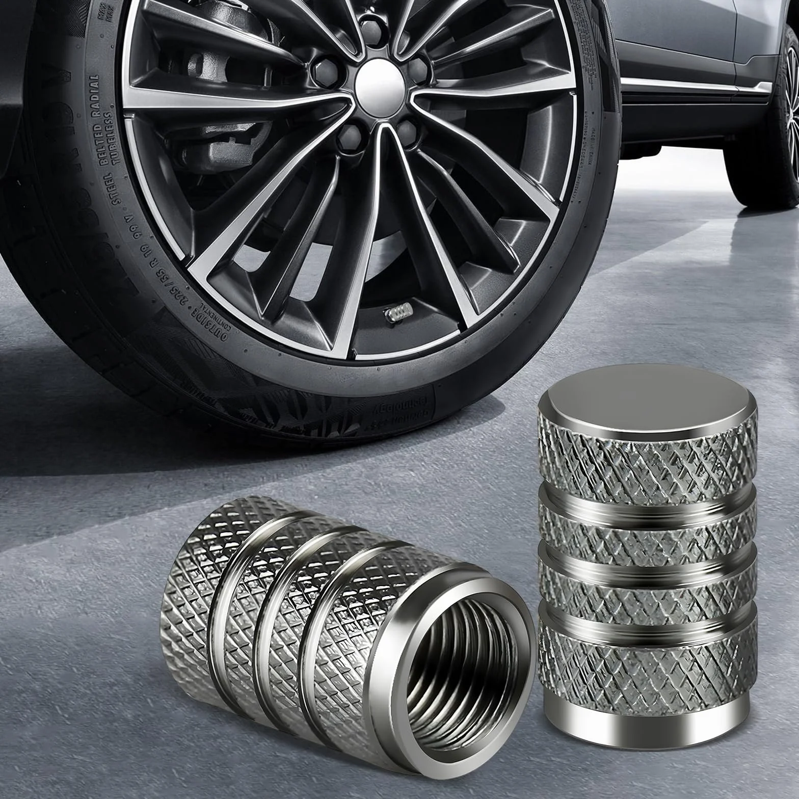 12 tappi per valvole universali in alluminio per pneumatici auto camion SUV moto bicicletta