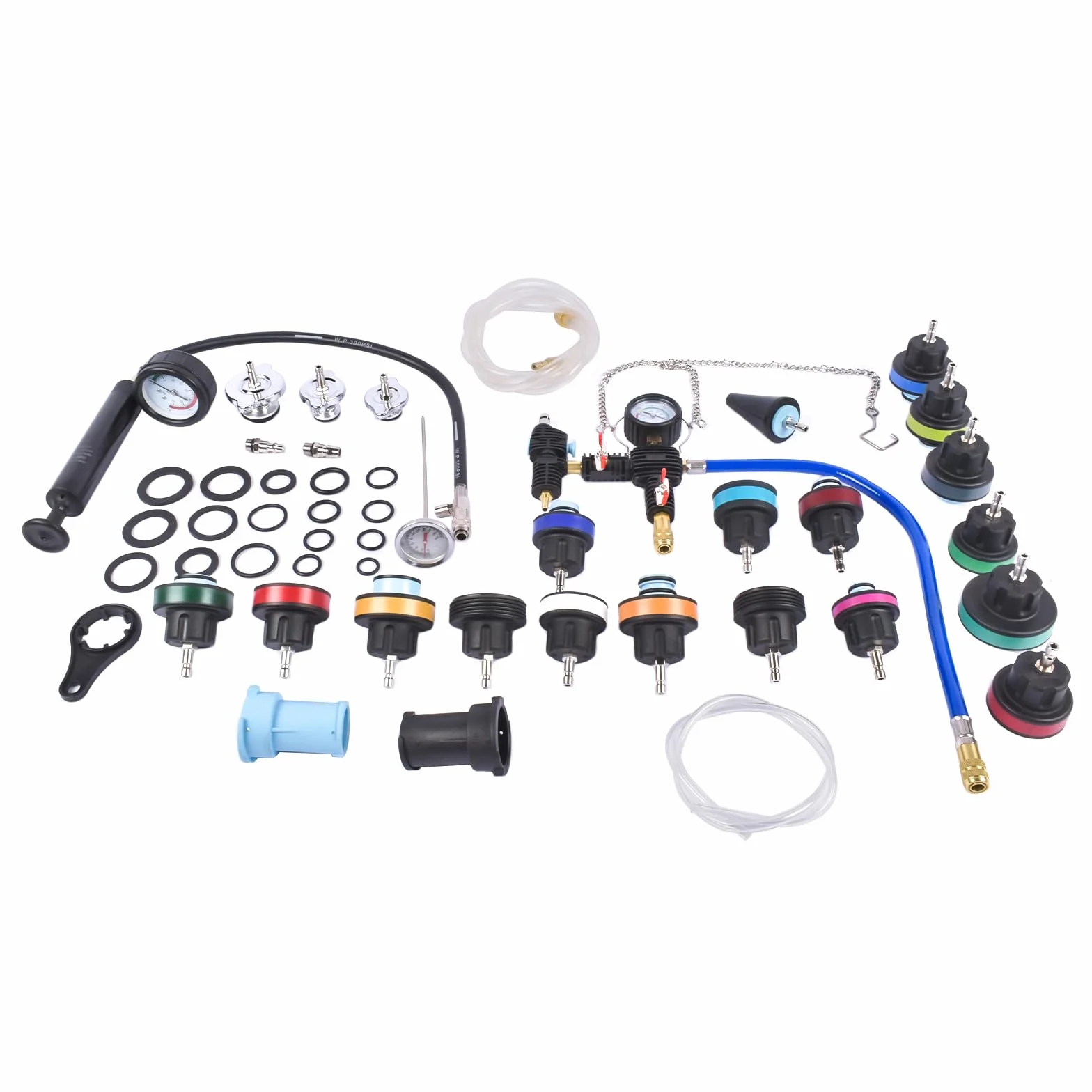 Universale Radiatore Pressione Tester Kit 31 Pezzi per Auto Sistema di Raffreddamento Test