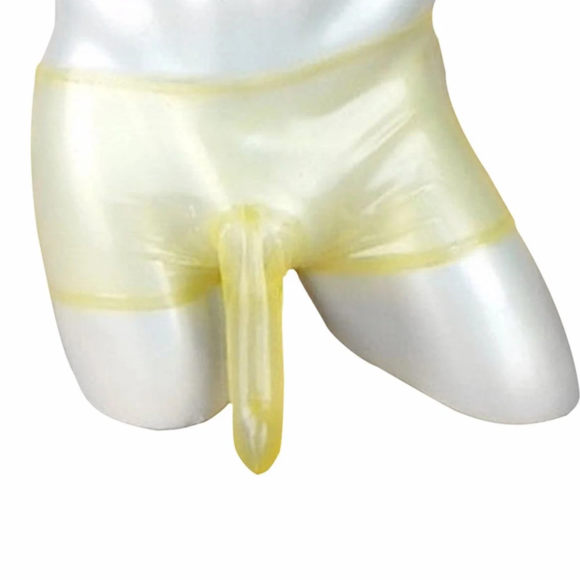 Boxer in Lattice da Uomo Intimo Slip Trasparente