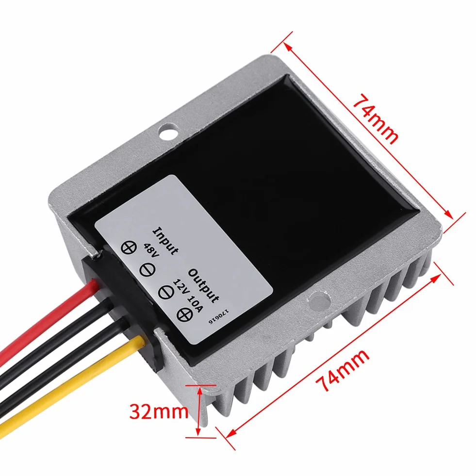 Convertitore DC-DC 48V a 12V Step-Down 10A 120W Alimentazione