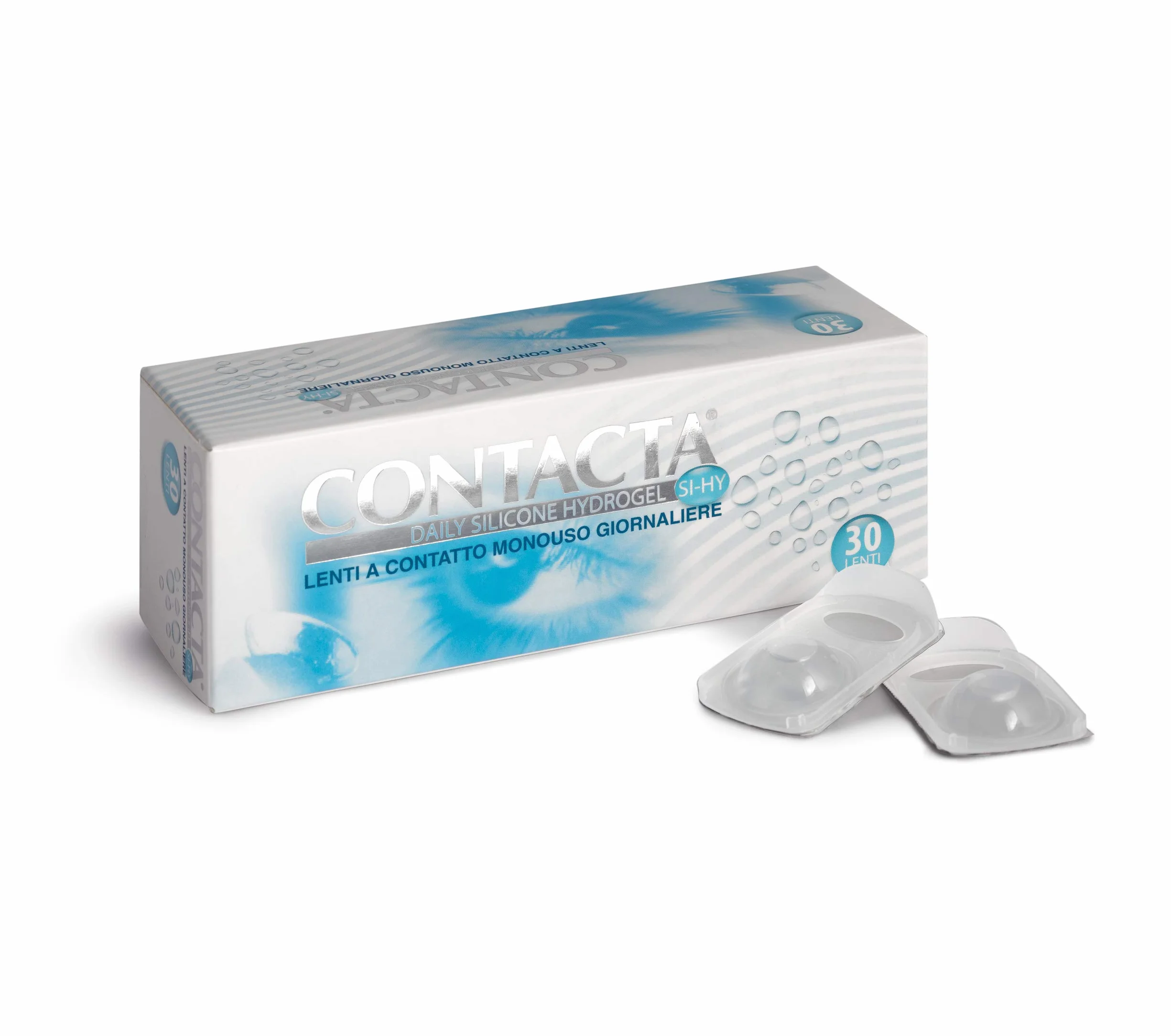 Contacta Daily Silicone Hydrogel 30 Lenti a Contatto Giornaliere Miopia -2,50 Confezione 30 Lenti Monouso