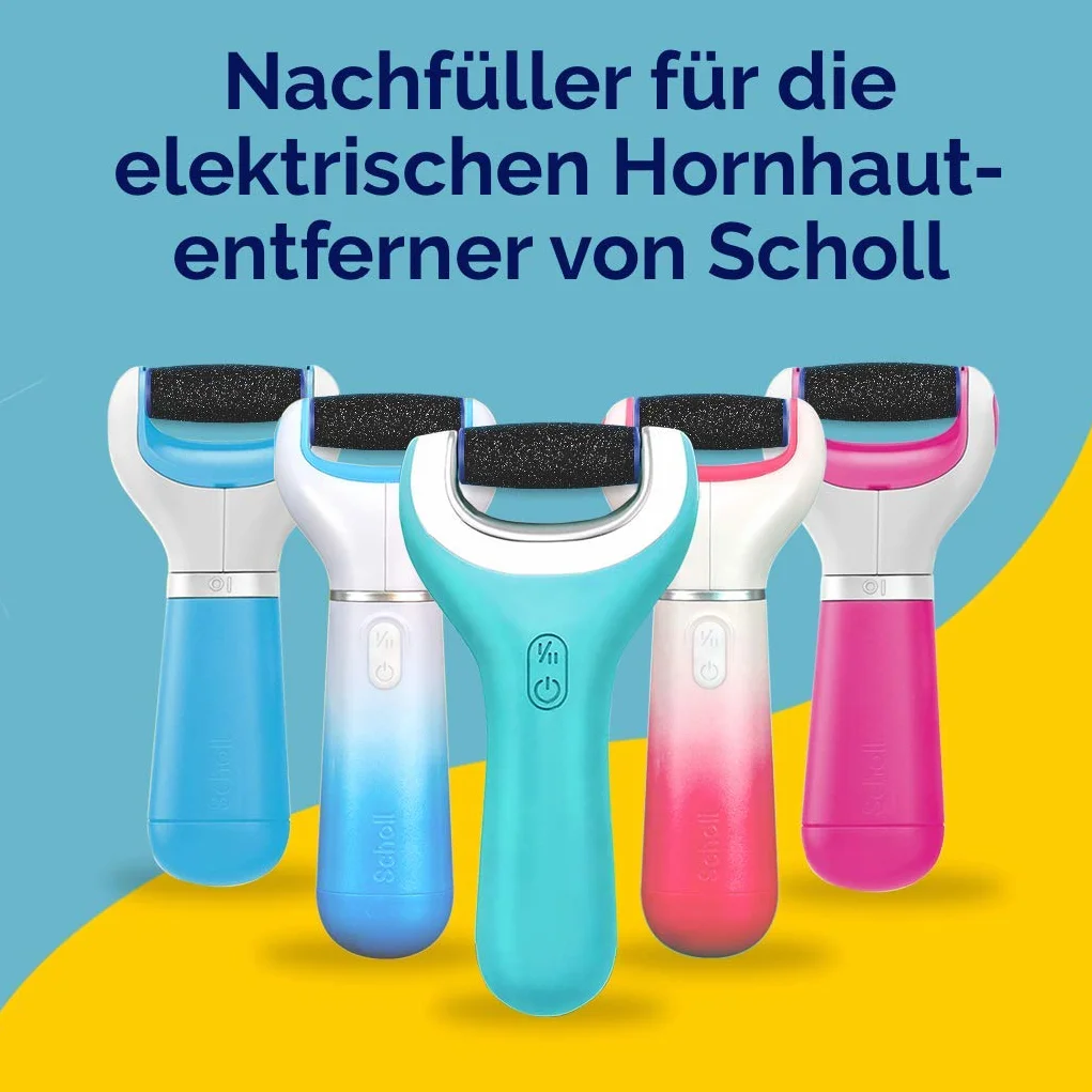 Scholl EXPERTCARE Ricarica rimozione calli elettrico – 2 rotoli con particelle diamante