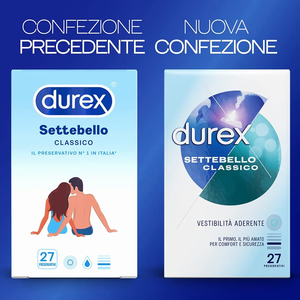 Durex Settebello Classico Preservativi 27 Profilattici
