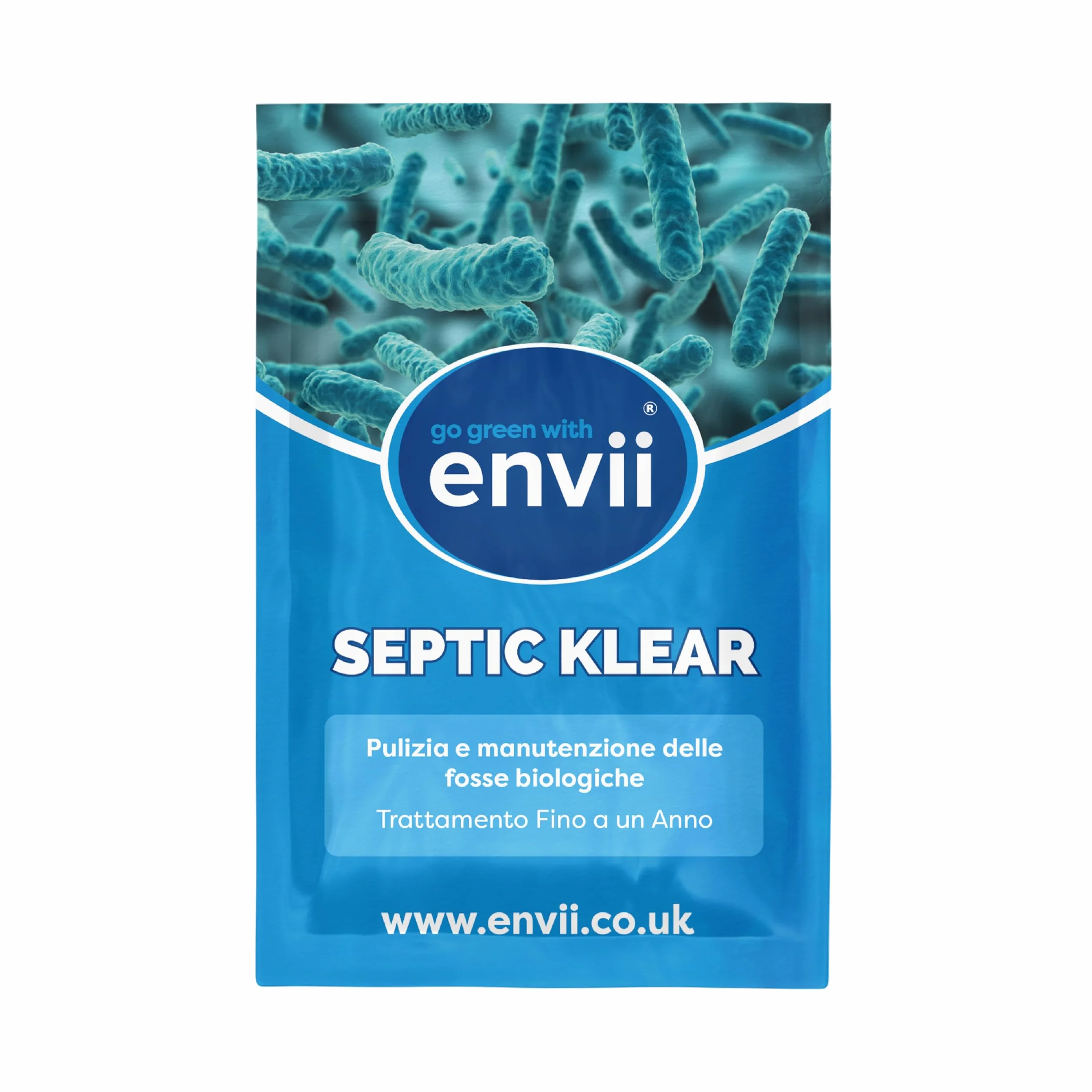 Envii Septic Klear Enzimi per Fosse Biologiche Pastiglie Trattamento 12 mesi
