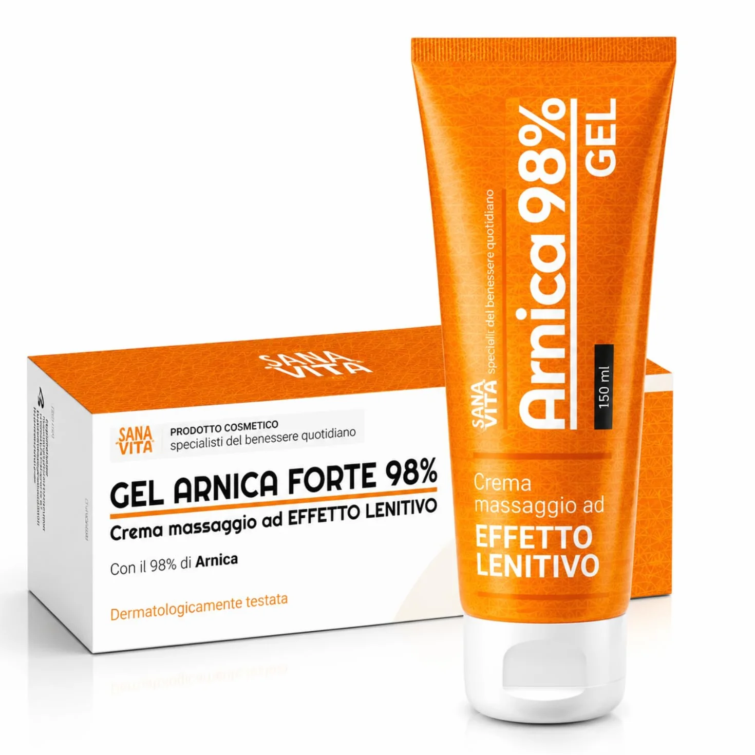 Sanavita Arnica Gel Forte 98% Crema Lenitivo 150ml