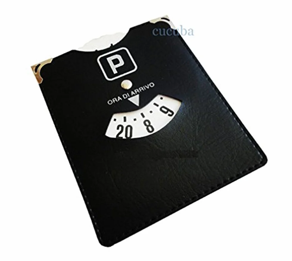 Similpelle Disco Orario Parcheggio Ora di Arrivo 13x11 CM