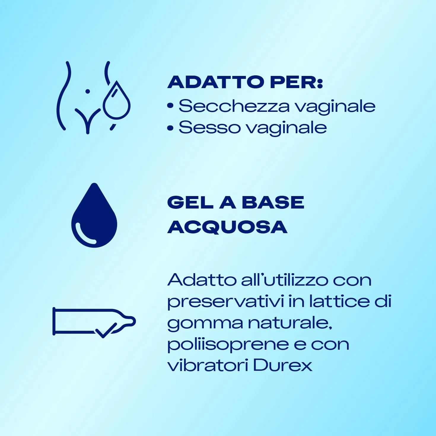 Durex Naturals Gel Lubrificante Intimo Idratante con Acido Ialuronico 100 ml