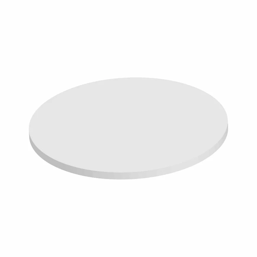 Cerchi in FOREX 5 MM - Diametro CM: 10/20/30/40/50/60/70/80/90/100 (40 CM, Bianco)