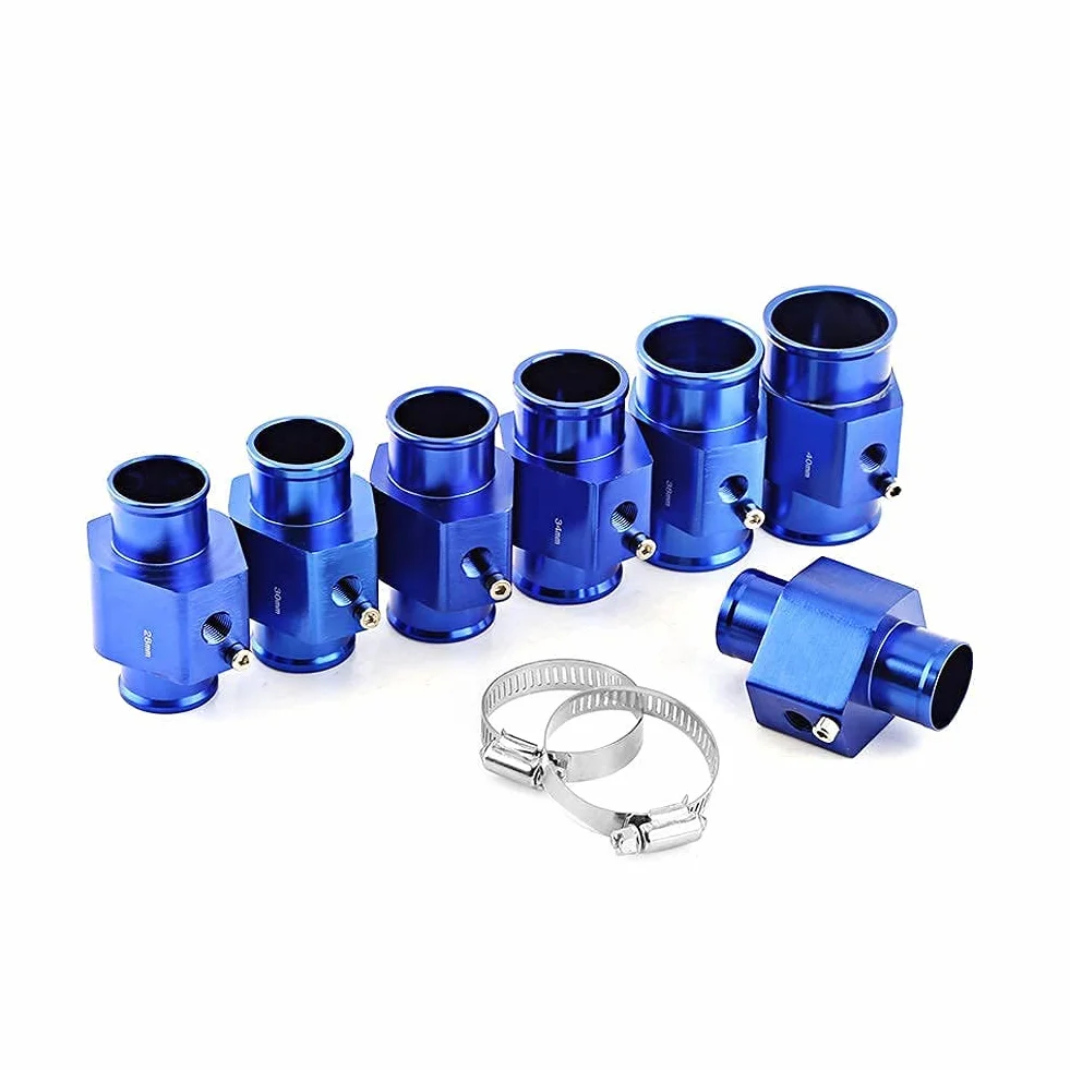 Adattatore universale per tubo flessibile per auto, adattatore per sensore di temperatura per tubo flessibile per tubo flessibile in lega di alluminio(34MM)