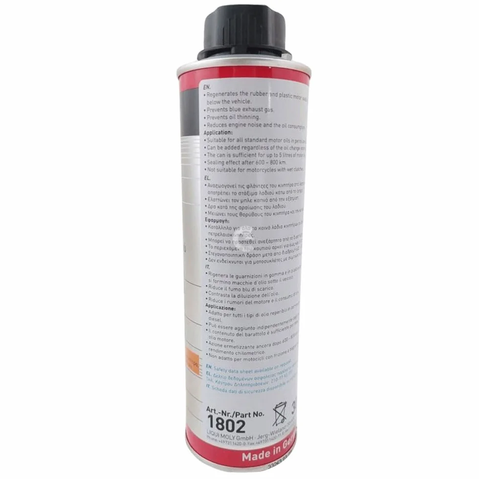 LIQUIMOLY 1802 Additivo Stop Perdite d'Olio Motore 3 Pezzi 300 ML