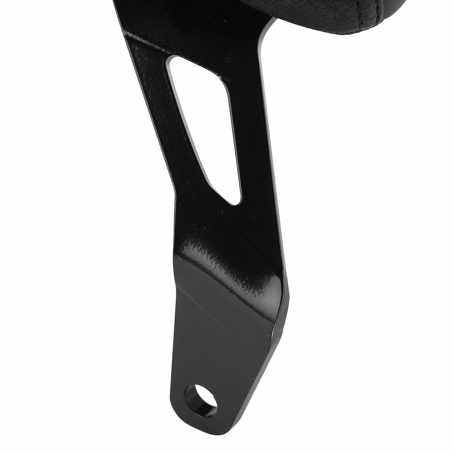 Sedile per passeggero con schienale corto per Indian Bobber, guida comoda per piloti a lunga distanza (nero)