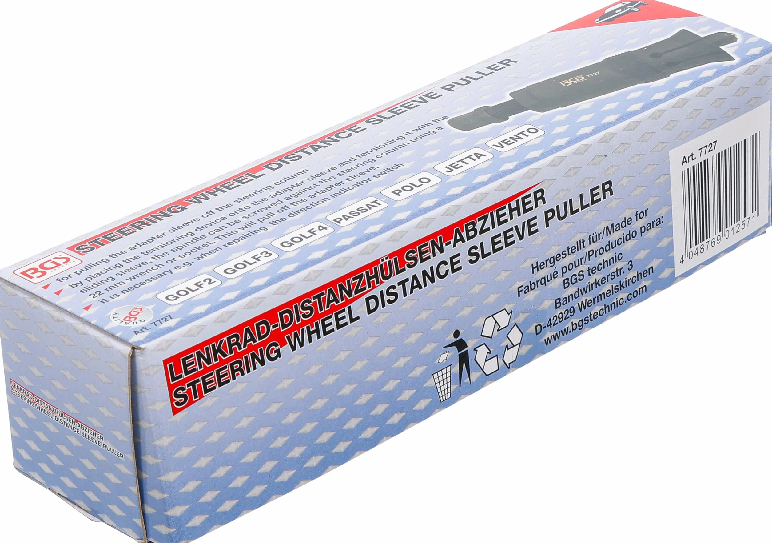 BGS 7727 Estrattore bussole volante per VW