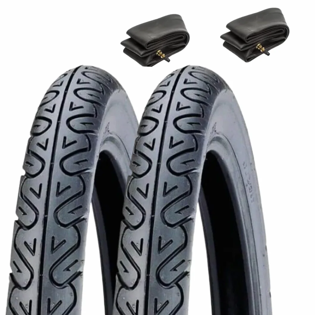 Piaggio Ciao SI Bravo Copertoni Ruote 2 1/2-16 Pneumatici 16" Per Ciclomotore + Camere D'Aria