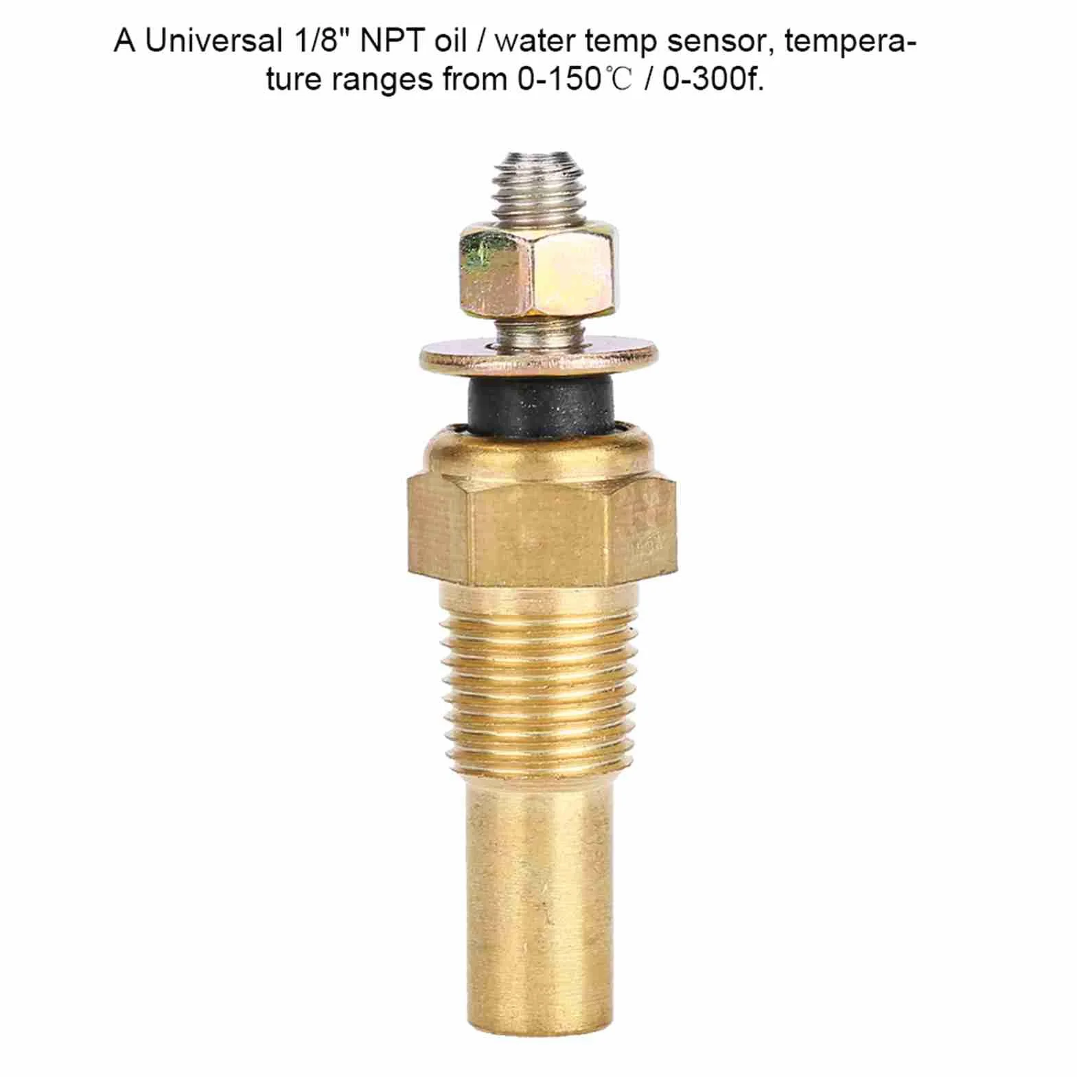 Trasmettitore Elettrico della Temperatura acqua, Sensore di Temperatura acqua/olio 1/8 NPT Trasmettitore Elettrico Unità di Invio Sensore di Temperatura
