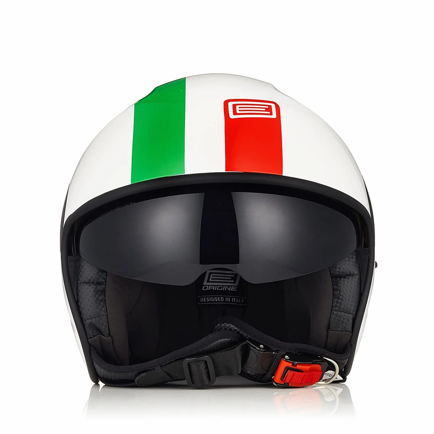 ORIGINE Casco Jet Moto Aperto Scooter Omologato ECE Visiera