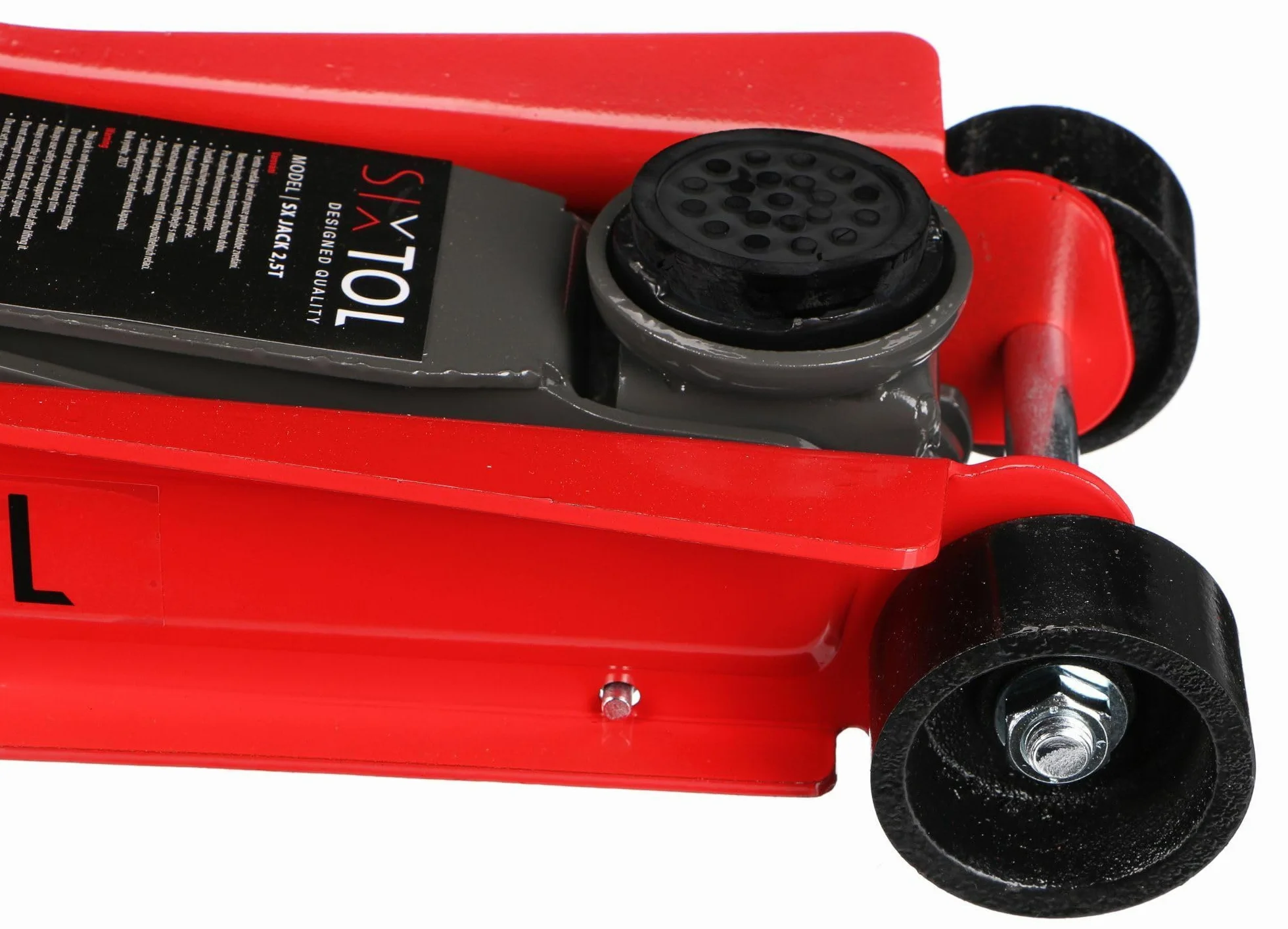 SX JACK 2,5T | Sollevatore idraulico portatile a basso profilo | Per cambiare ruote auto | Portata 2,5 tonnellate