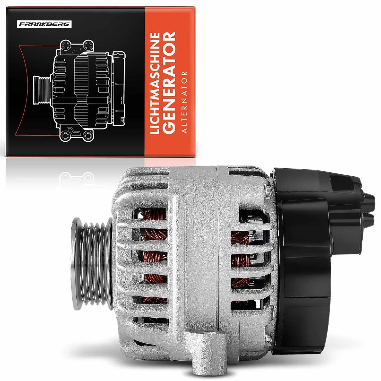 Frankberg Generatore Alternatore Benzina Compatibile con 169 1.1L-1.4L Punto 188 1.2L-1.4L Punto 199 1.4L Replace# 23266,46542889