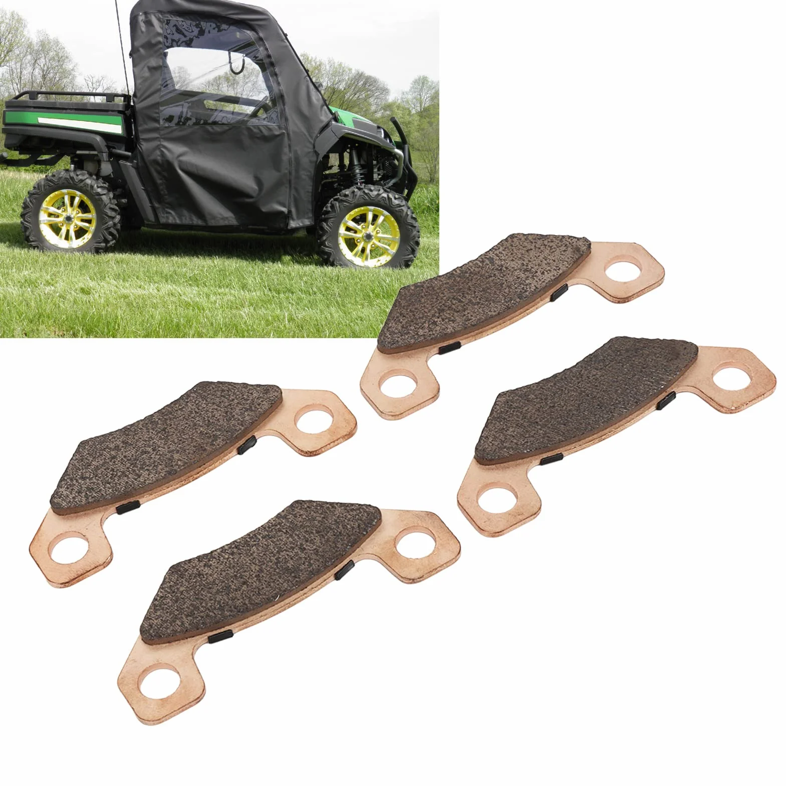 Pastiglie freno AM141182 per HPX Gator Gas, set 4 pezzi
