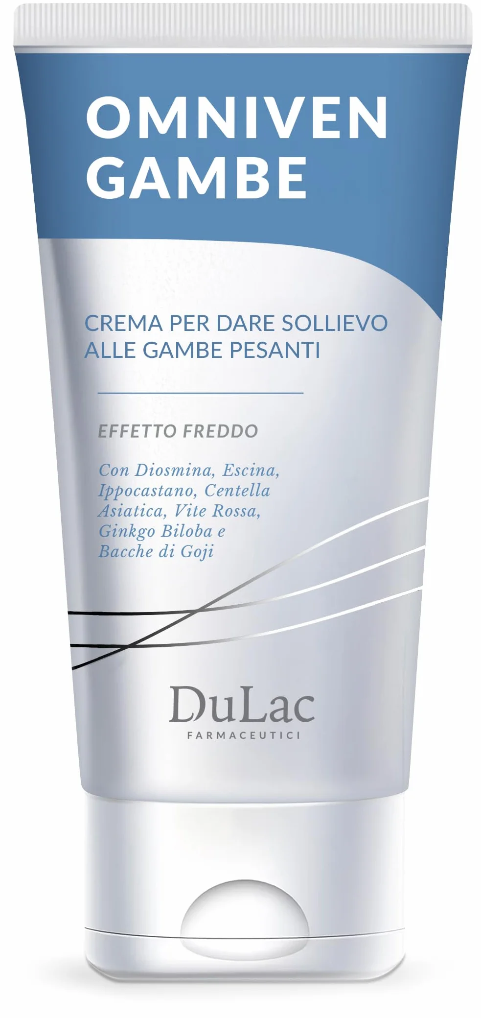 Dulac Omniven Crema Gambe Pesanti Effetto Freddo 150 ml Microcircolo Circolazione Diosmina Rusco Vite Rossa Made in Italy