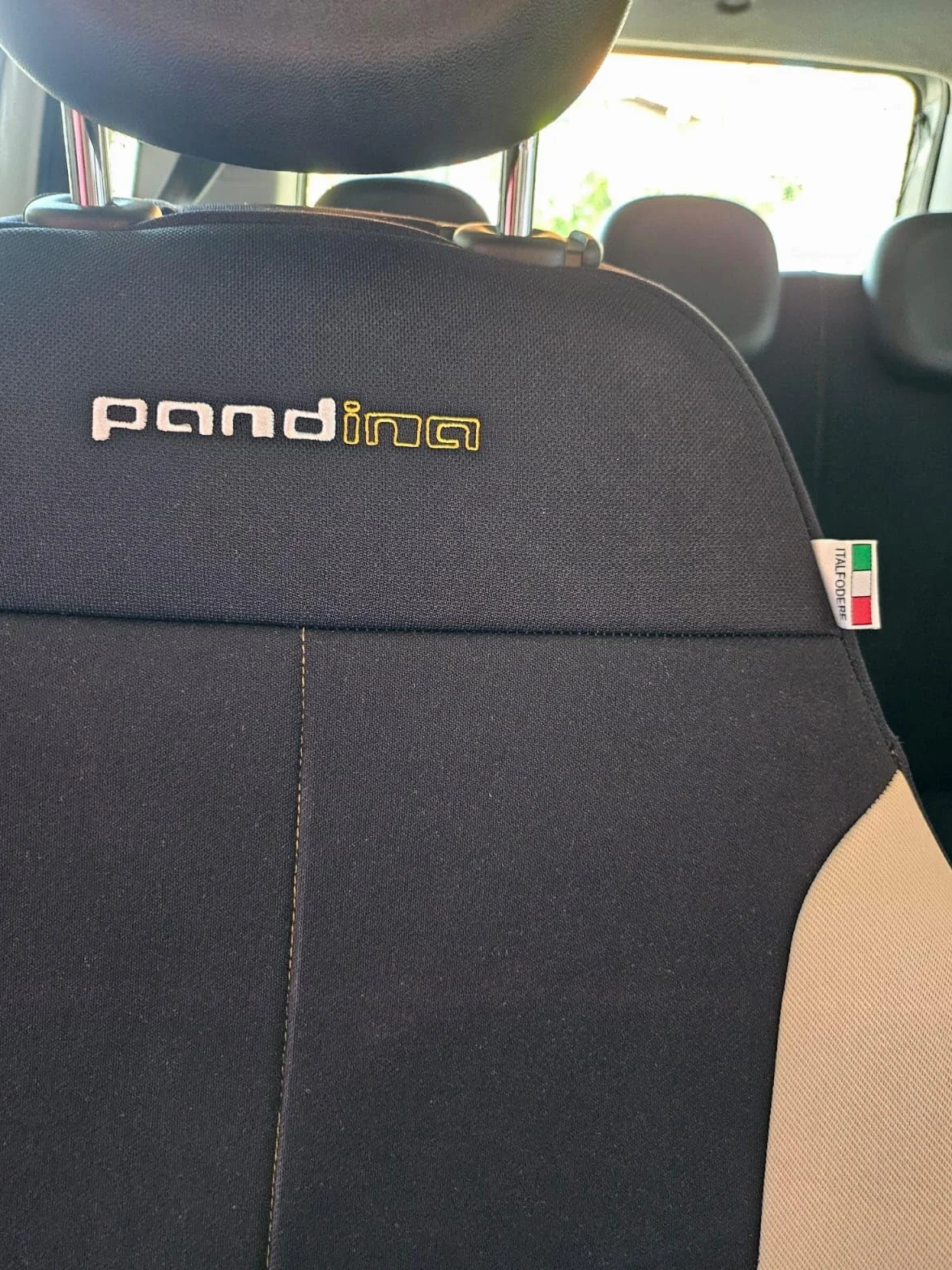 Italfodere Coprisedili Tessuto Compatibili Fiat Pandina 2024 Anteriori Posteriori Accessori Auto Interni Made in Italy