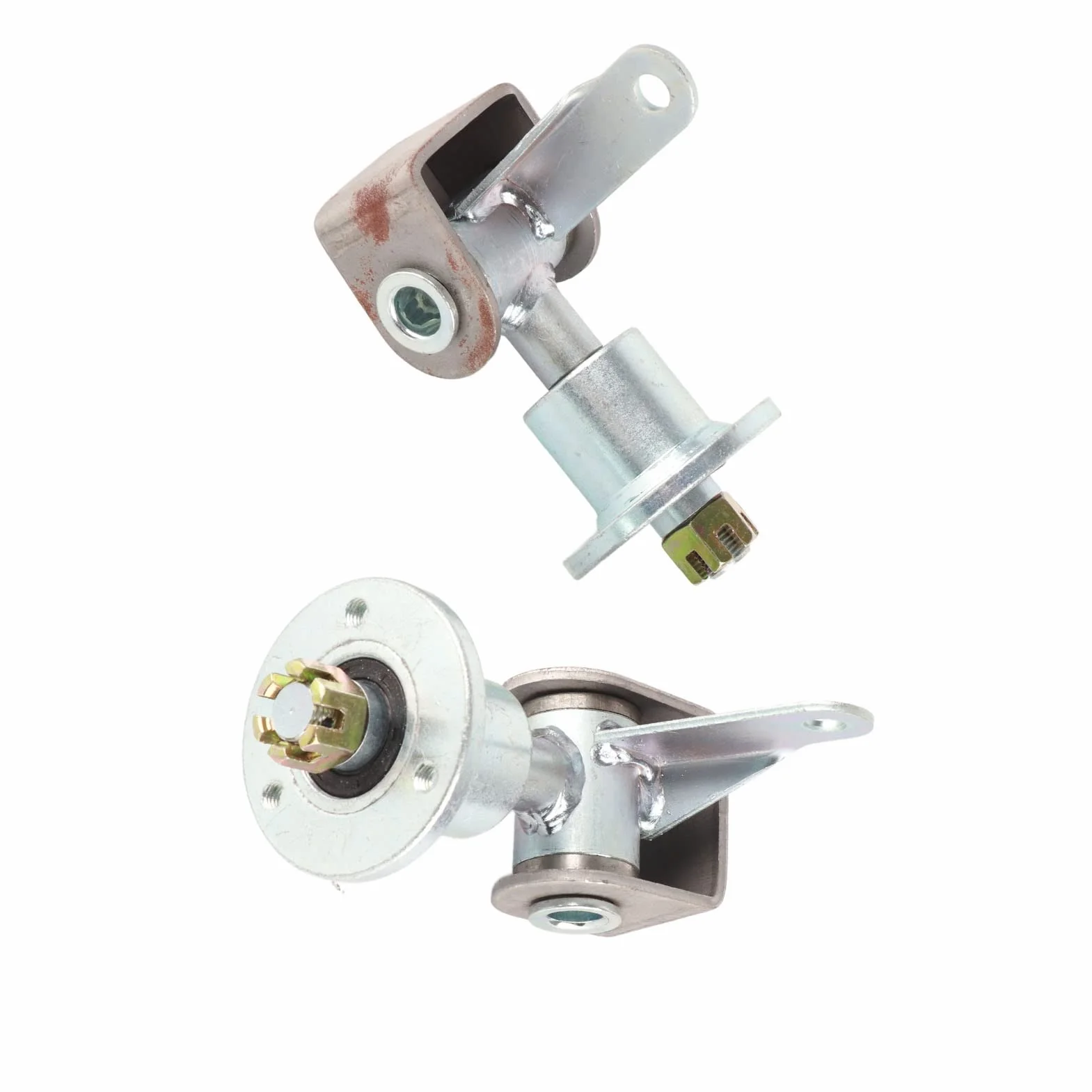 Ruote Go Kart Mandrino Sterzo Go Kart Mandrino Go Kart 17Mm 3 Prigionieri Ruota Anteriore Cuscinetto Flangia Fuso A Snodo Mandrino Per Pneumatici 5In Go Kart Atv Quad Bike