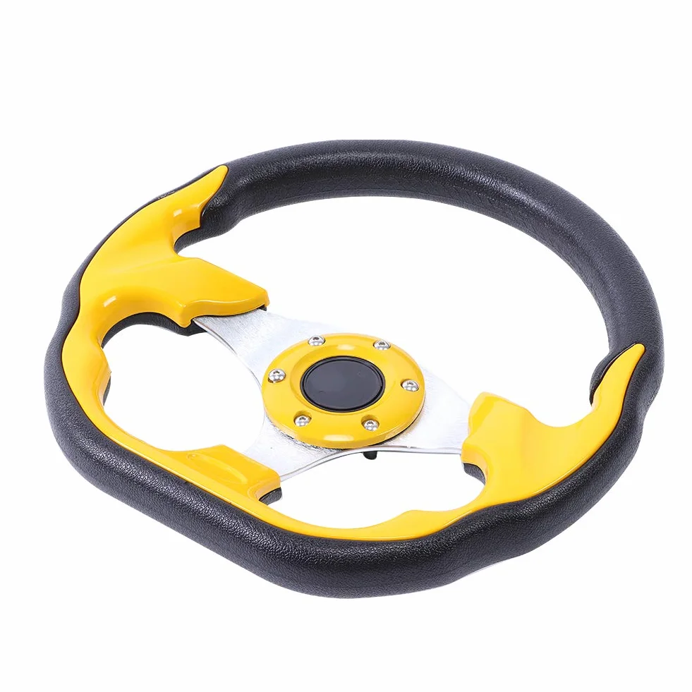 Volante da Volante da 12,5 Pollici in Fibra di Carbonio per Auto Sportiva da con Accessorio Universale per Pulsante Clacson