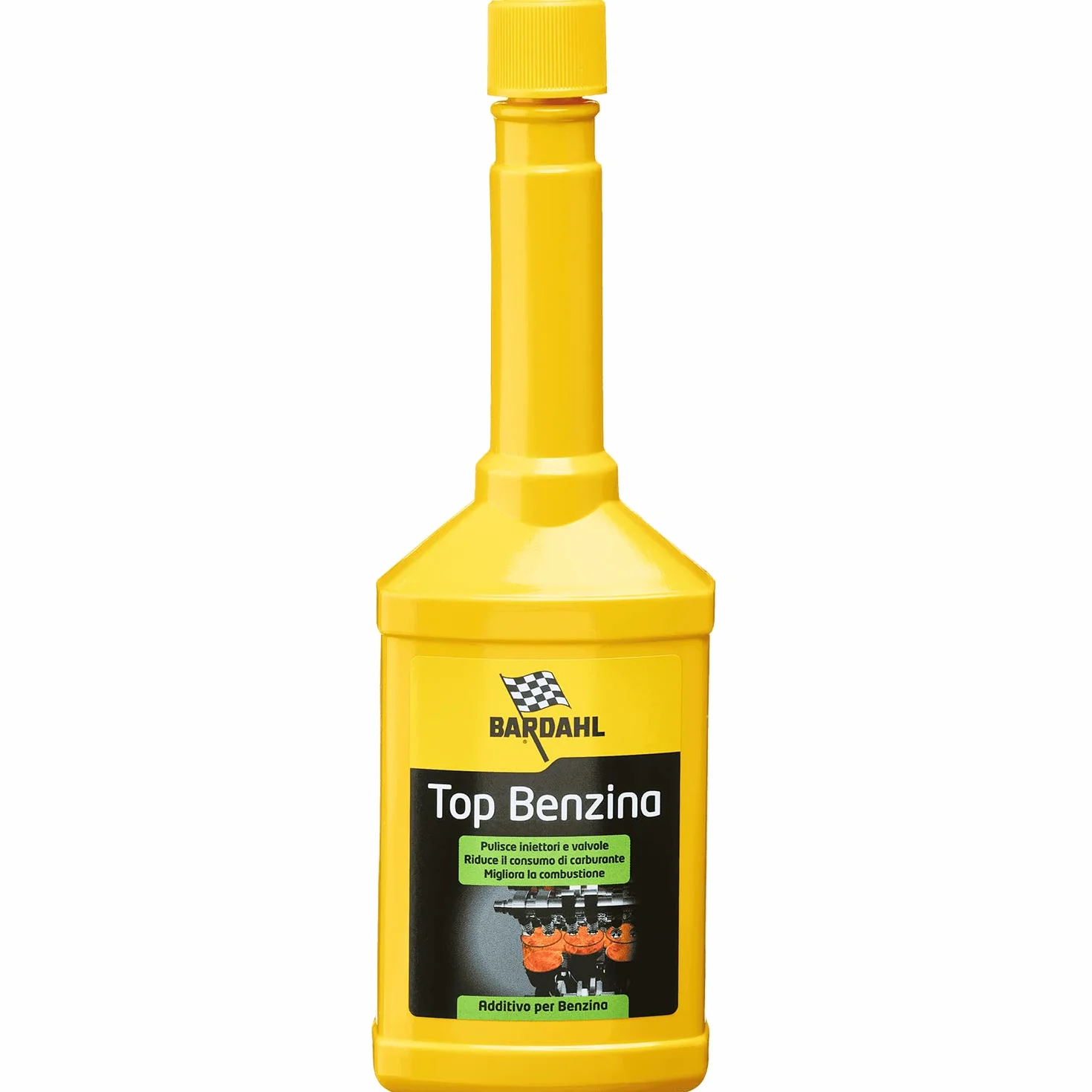Bardahl - Additivo Top Benzina, Lubrifica e Protegge Tutto il Sistema di Alimentazione, Riduce i Consumi di Carburante e le Emissioni Inquinanti, 250ml