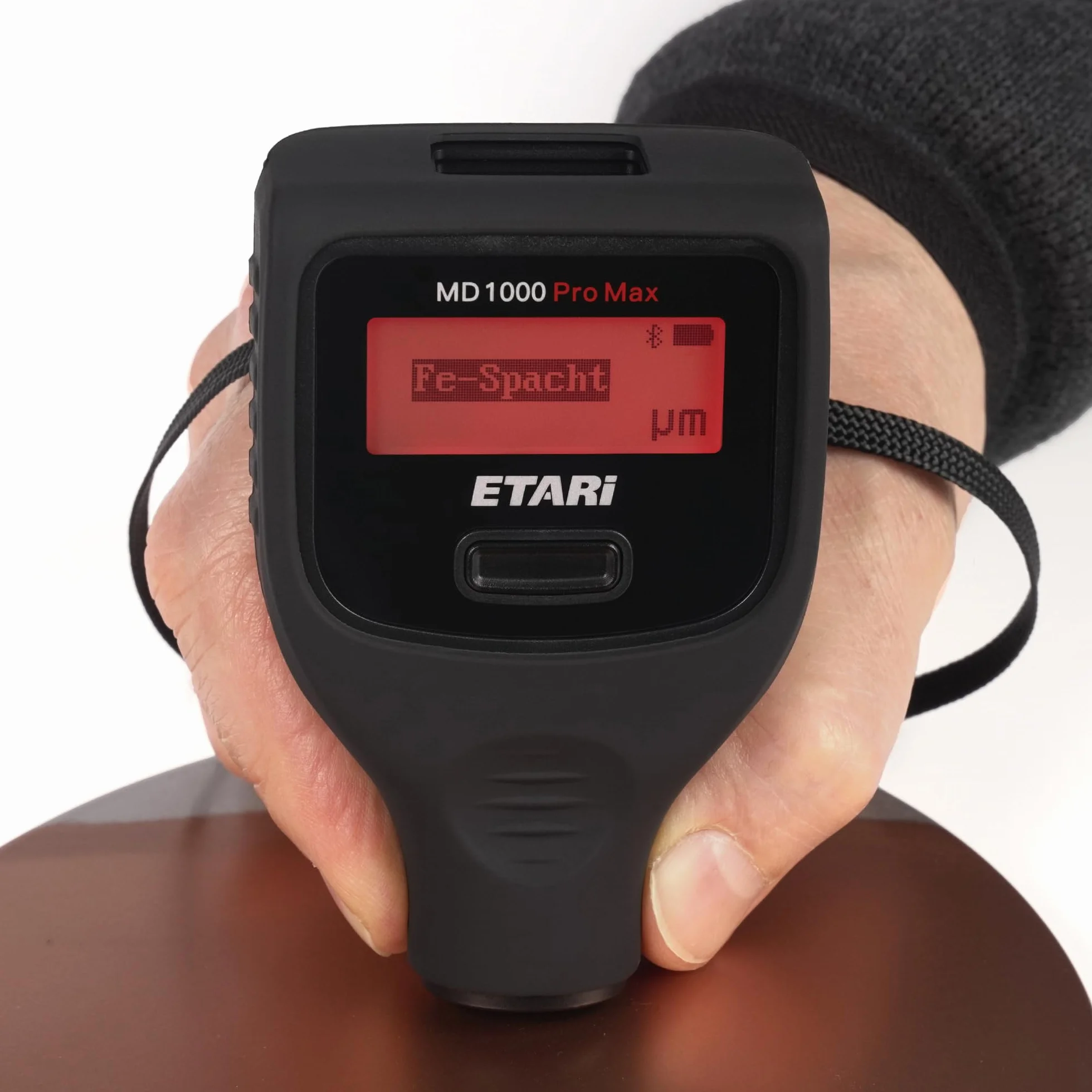 ETARI MD 1000 Pro Max (Ferr & Non-Ferr), misuratore di spessore della vernice professionale per misurare lo spessore della vernice in auto fino a 6000 μm, + 3 colori di illuminazione dello schermo, +