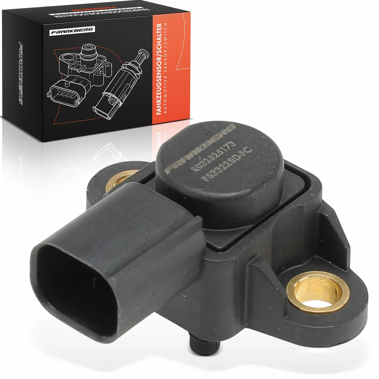 Frankberg Sensore pressione del tubo di aspirazione per CLA Coupe C117 CLK C209 A209 CLS C218 C219 X218 57 240 Classe A W169 W176 Classe B W245 Classe C W204 C204 S204 2-2021 00415. 33028