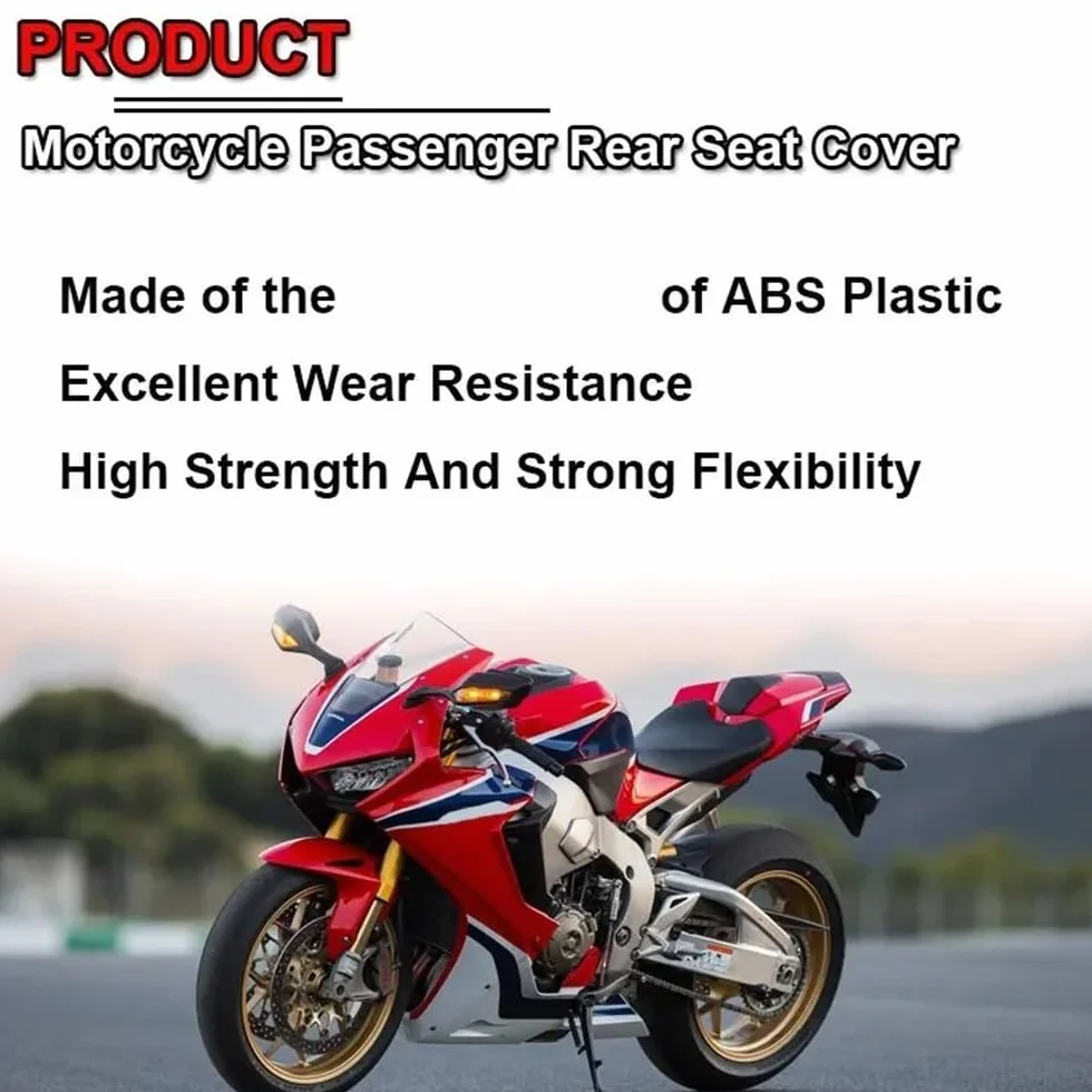 Carenatura del Sedile Posteriore per H&Onda CBR1000RR 2017-2019 Moto Passeggero (Matte Black)