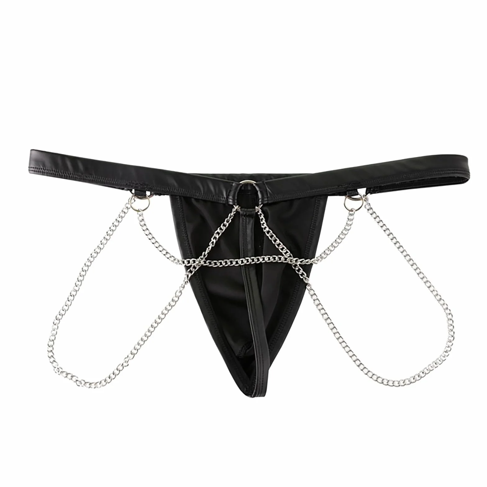 Tanga Uomo Pelle Chiara Arcobaleno Catena Elasticità Confortevole