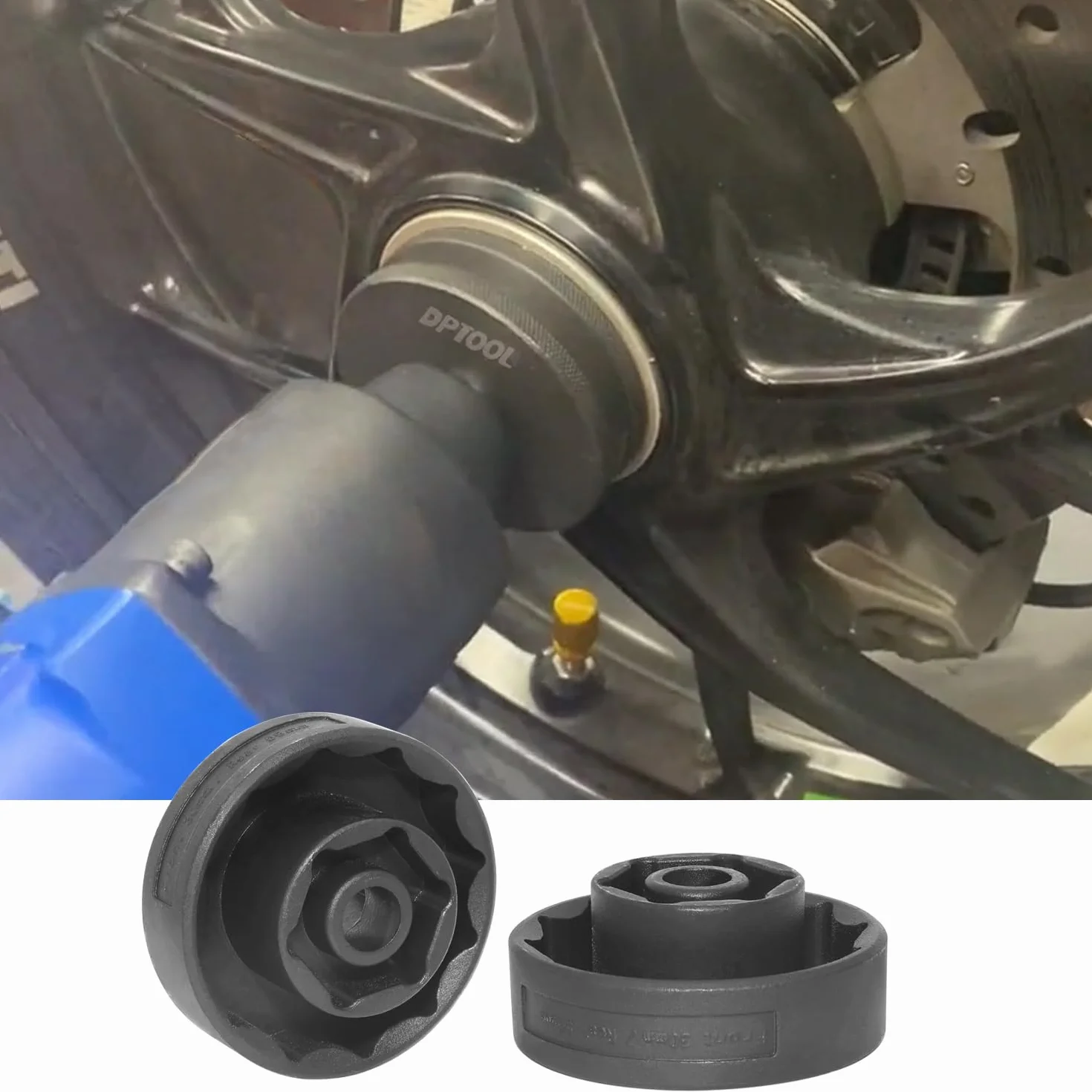 DPTOOL Strumento per la rimozione del dado dell'asse ruota 30mm 55mm per Ducati Panigale Diavel
