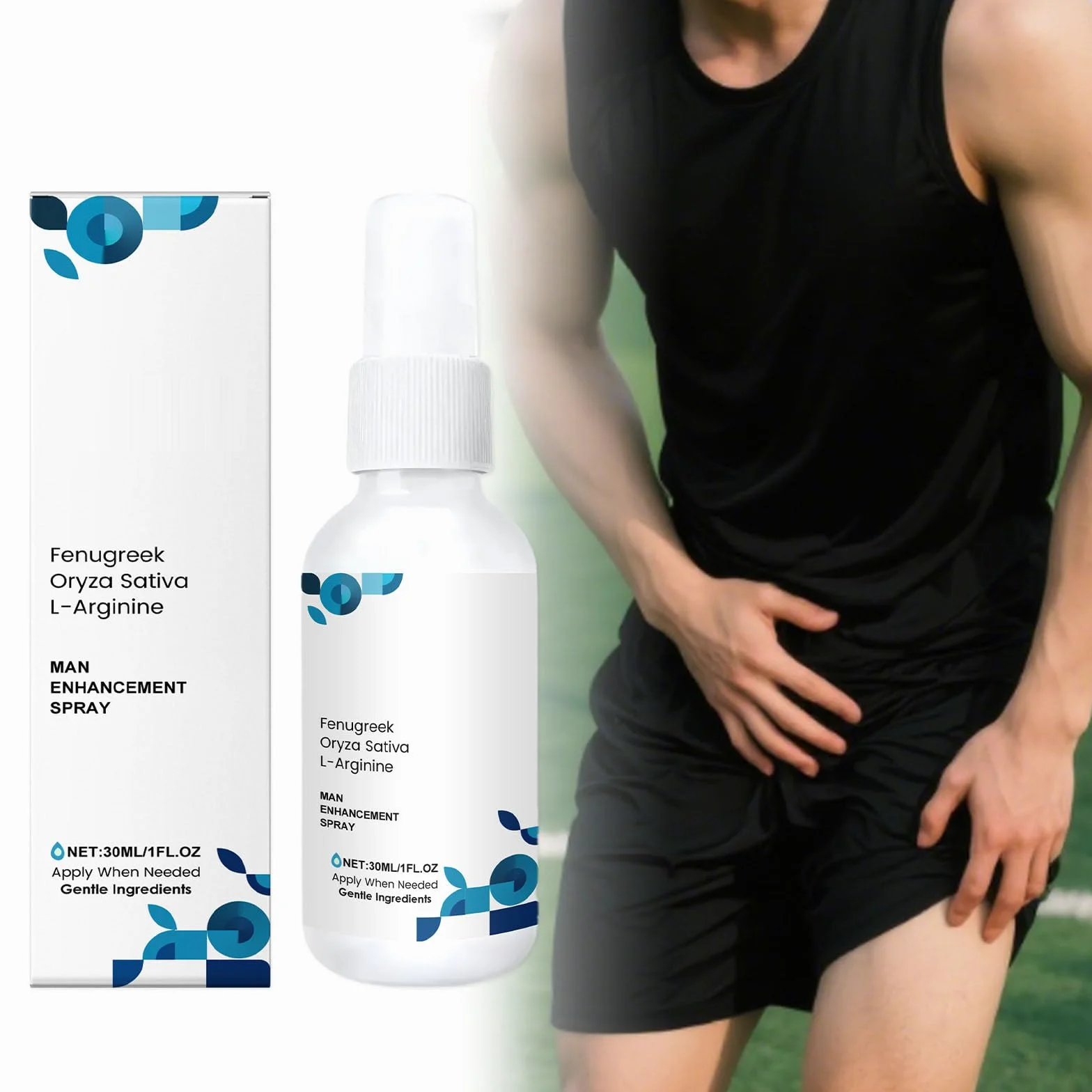 Spray Potenziante per Uomo 30ml Effetto Rapido Supporto Duraturo Aumenta Vitalità Resistenza