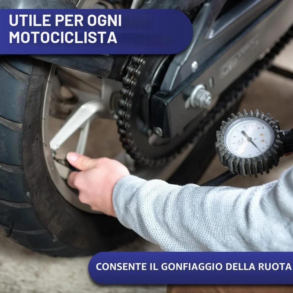 Tubo di riempimento per pneumatici M16 12 bar adatto per Volvo FH Scania Daf Iveco Man Renault Mercedes