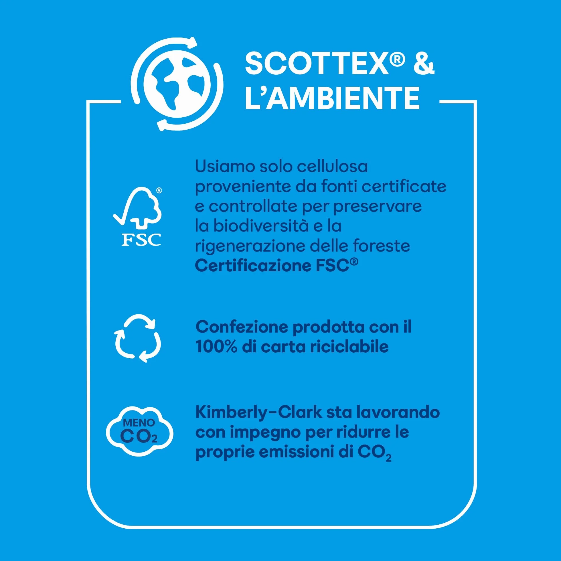 Scottex Carta Igienica Salvaspazio Cotone 64 Rotoli Confezione Riciclabile Fatto in Italia
