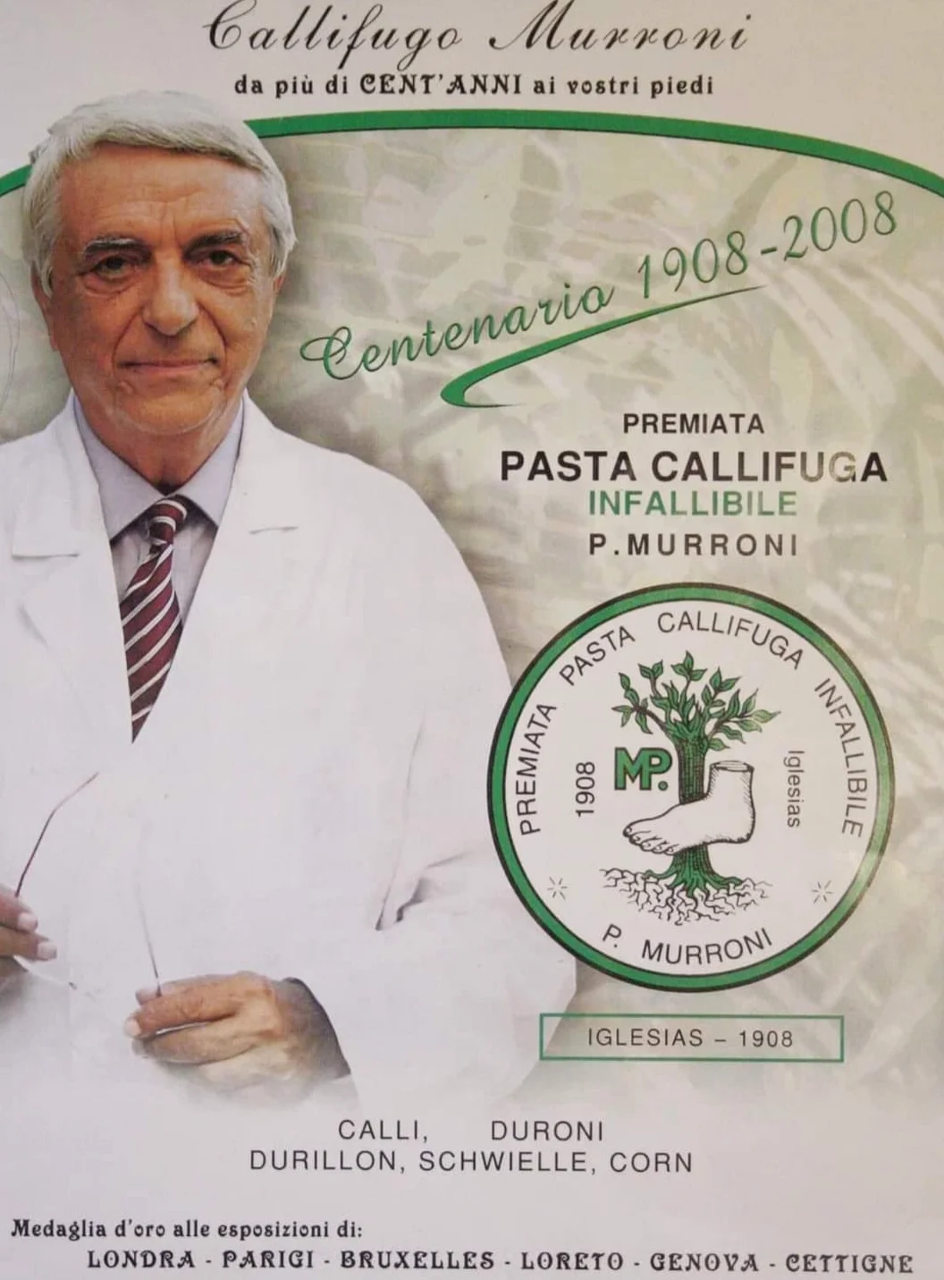 Pasta Callifuga Extra Forte per Piedi Rimozione Totale Calli Verruche e Occhi di Pernice