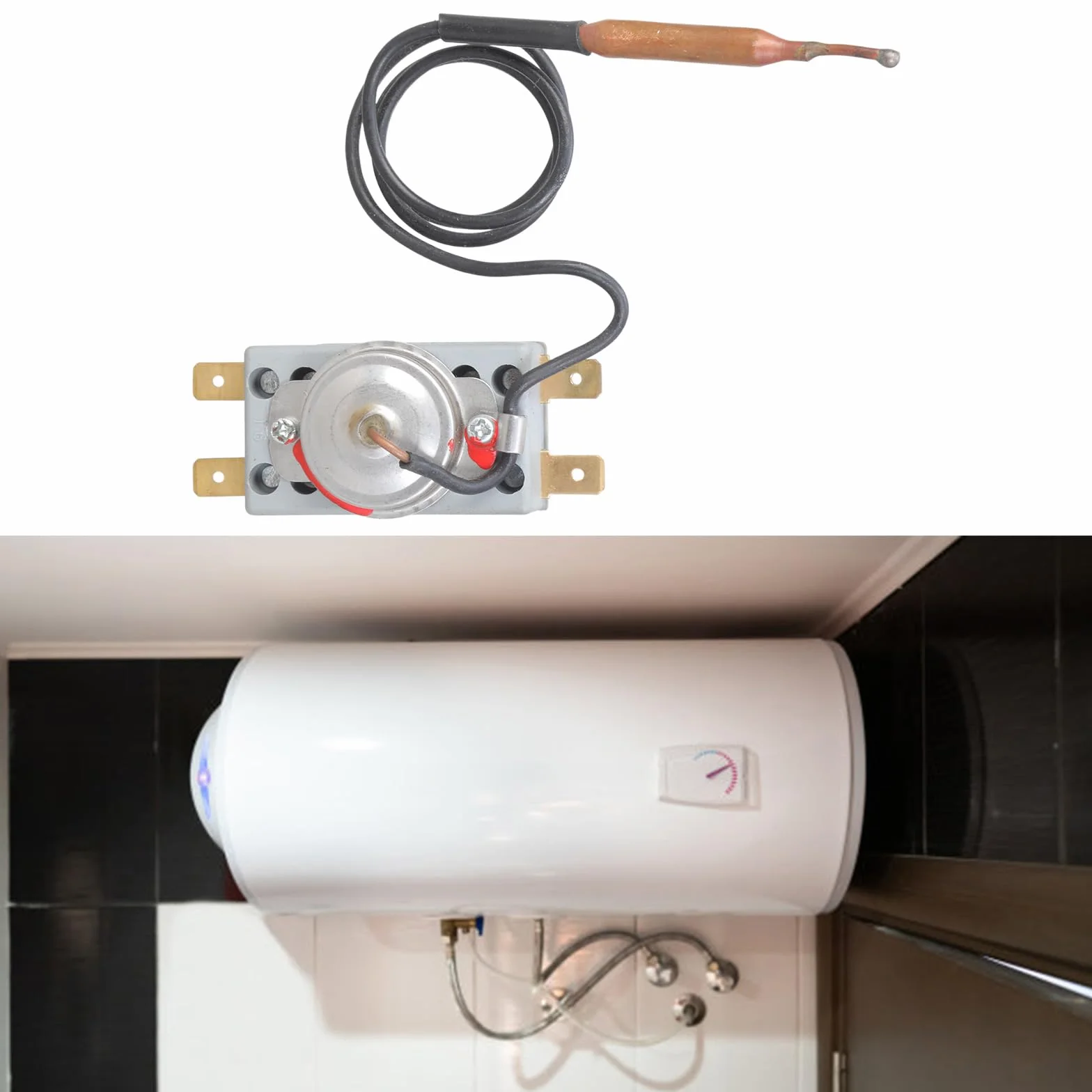 Interruttore di sicurezza per scaldabagni elettrici sopra lo scaldabagno Termostato Home Accessori impostare un controllo preciso della temperatura