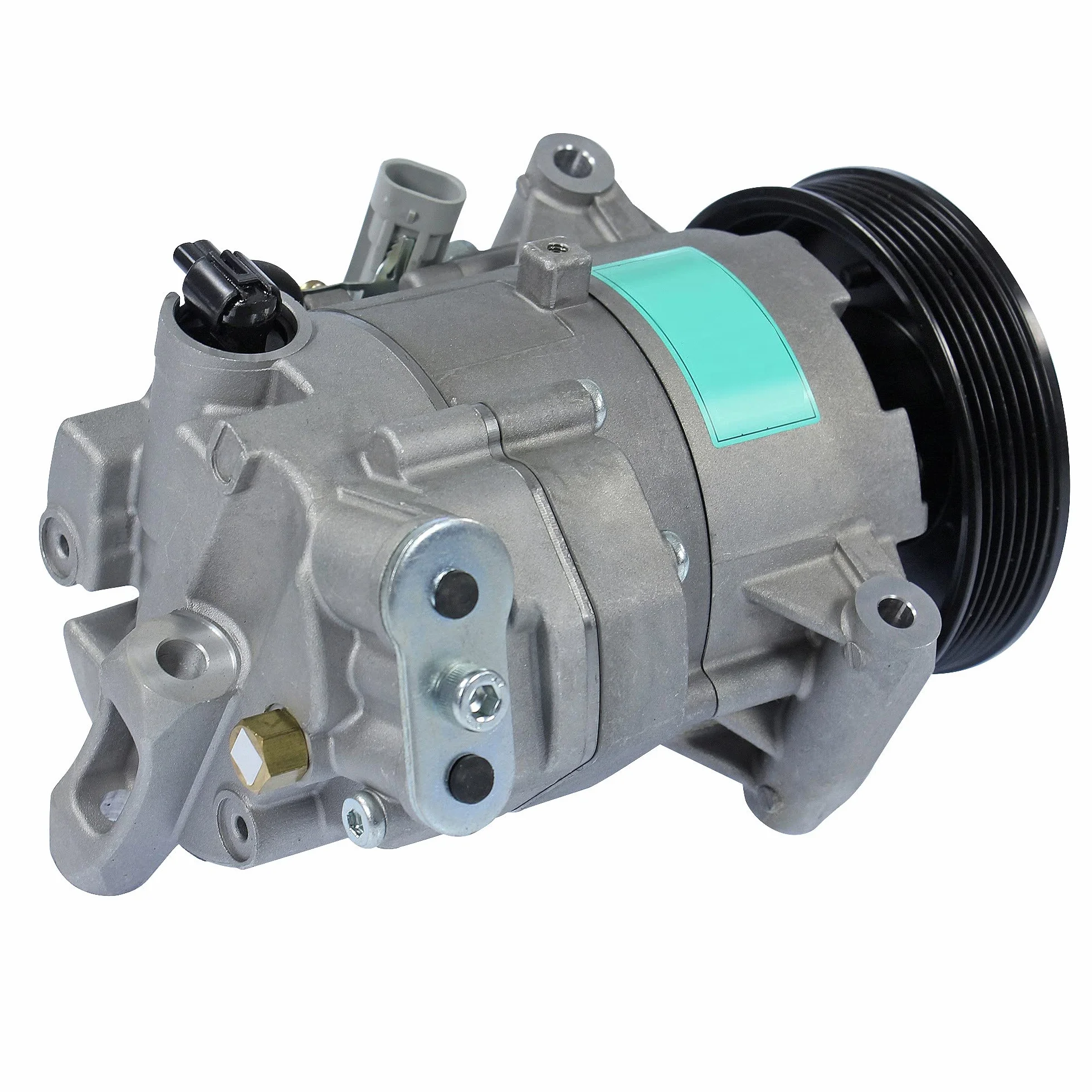 Compressore dell'aria condizionata con puleggia a V per DELPHI/HARRISON CVC con olio PAG compatibile OPEL ASTRA J INSIGNIA A
