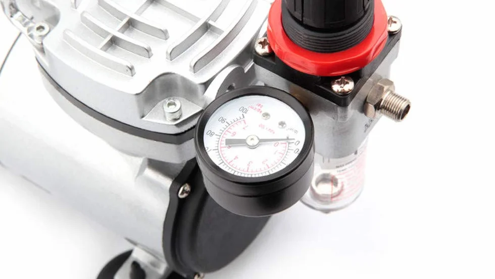 Fengda FD18-2 Mini Compressore per Aerografo Regolatore Pressione Flusso Aria