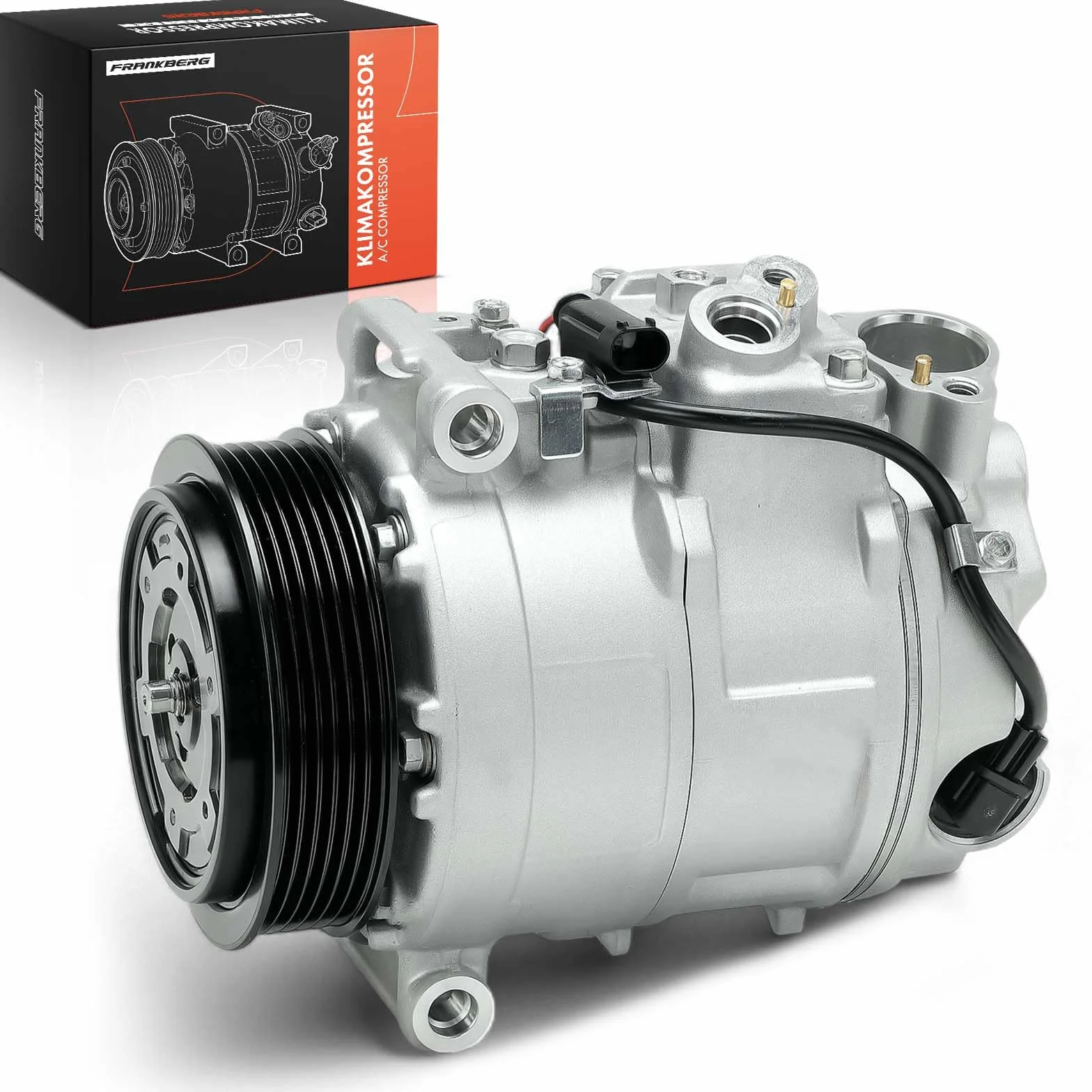 Frankberg Compressore Aria Condizionata Compatibile Classe E W210 W211 W212 SLK R170 Classe C W203 CLK C208 C209 CLS C218 C219