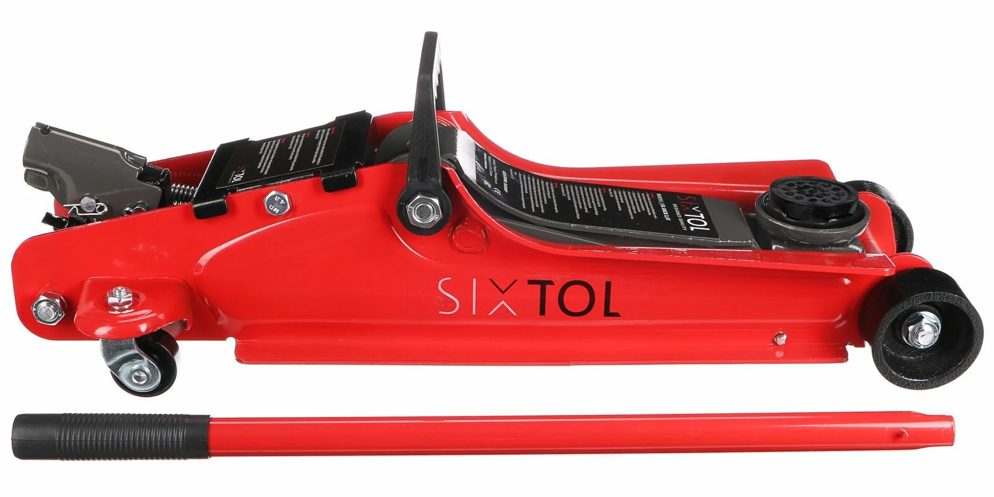 SX JACK 2,5T | Sollevatore idraulico portatile a basso profilo | Per cambiare ruote auto | Portata 2,5 tonnellate