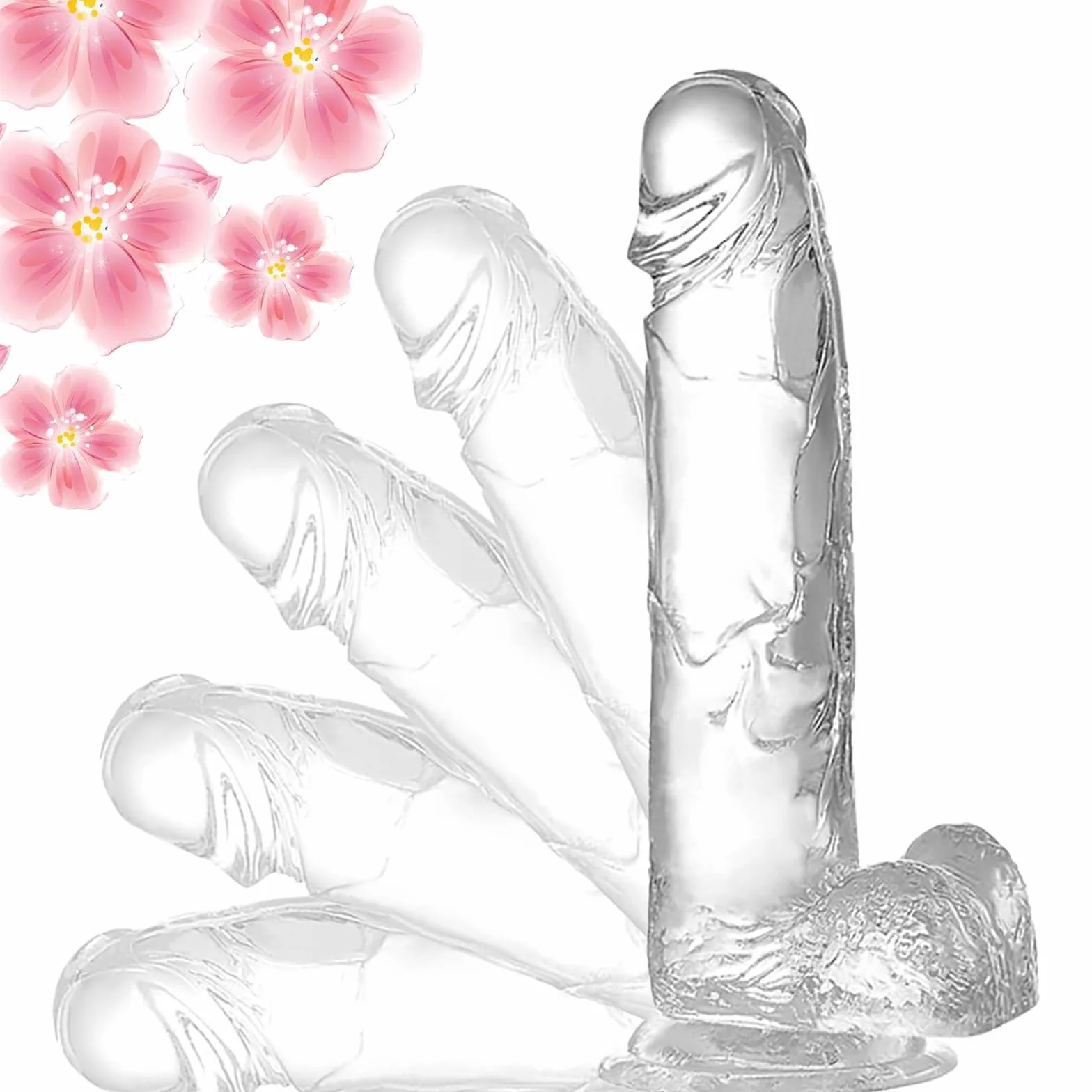 Dildo Realistico per Uomo Design Impermeabile Silicone Massaggiatore