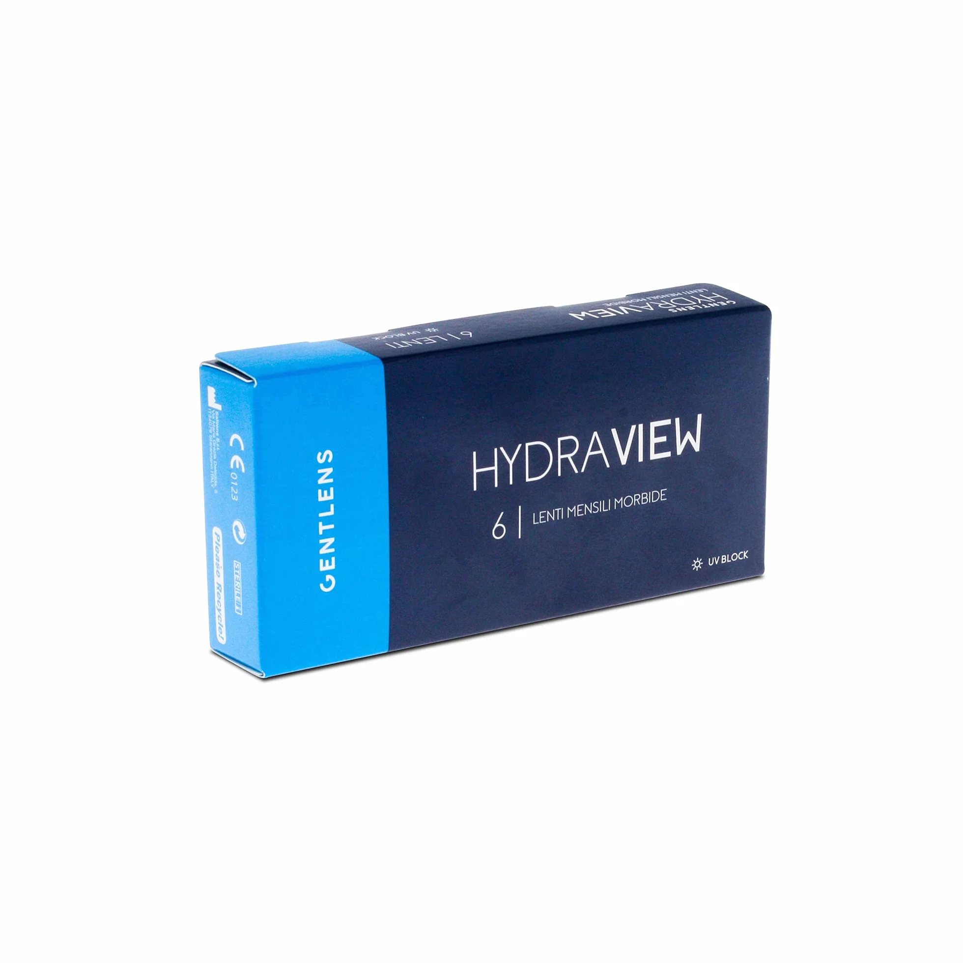 Gentlens HydraView Mensili 6p - Lenti a contatto morbide (-2.00)