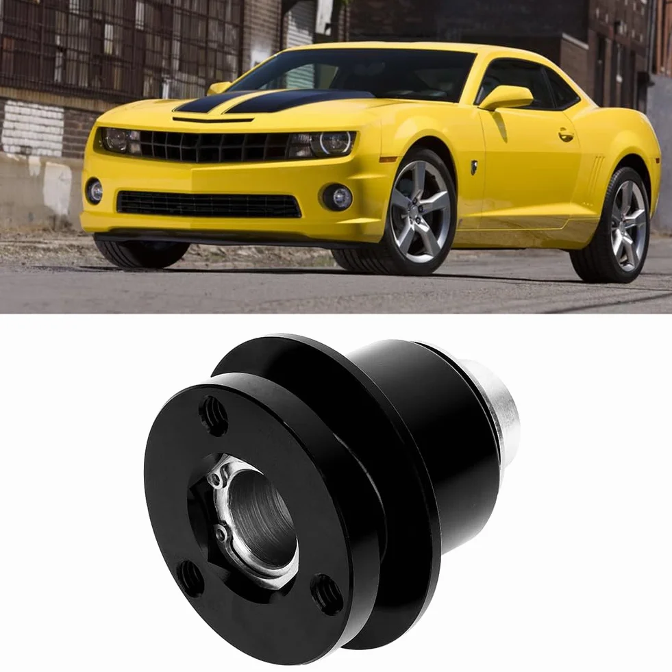 Kit Adattatore Mozzo Volante a Sgancio Rapido 360° per Chevrolet 310-101 (Nero)
