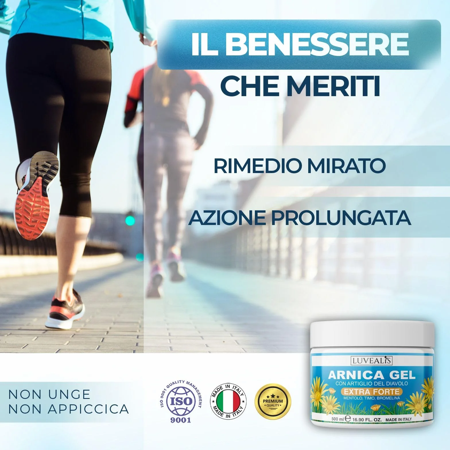 Arnica Gel Forte 500ml Extra Forte per Massaggi Muscoli e Articolazioni