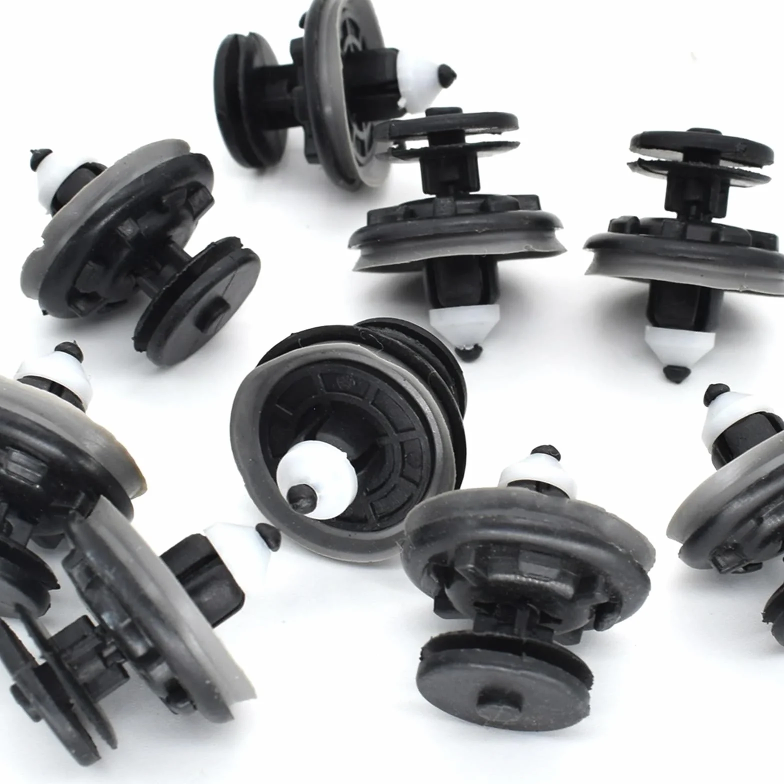 20x Clip for Pannello di Rivestimento della portiera Interna dell'auto 6Q0868243 Compatibile for VW Touran Tiguan Golf Passat Polo Jetta Caddy Audi TT A4 Rivetti di Fissaggio