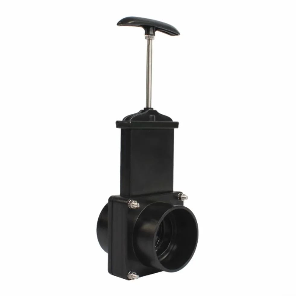 Valvola di Scarico di Ricambio per Camper, con Maniglia, 75 mm, Corpo valvola di Scarico con Manico, per Camper, rimorchi e Camper (75 mm)
