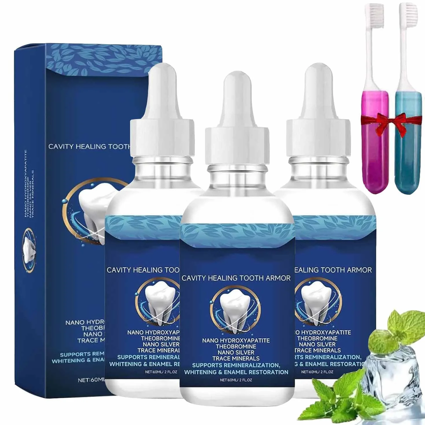 Dentite Cavity Healing Tooth Armor Liquid Repair Kit, Enamel Repair & Teeth Remineralization